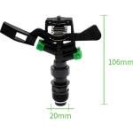 Full Round Arm Thread Rotating Rocker Sprinkler for garden lawn orchard fruit tree