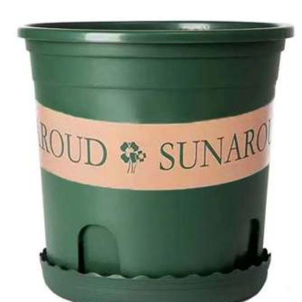 5 Gallon Flowerpot Flower -Basket Nursery Pot Balcony Decoration with tray 1 pcs