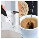 Mini Portable Battery Operated Stainless Steel Hand Blender for Coffee/Egg Beater