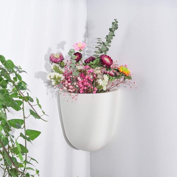 Corner Planter Wall Mounted Plant Pots - Self Watering Vertical Hanging Planters(Imported) Corner Planter Wall Mounted Plant Pots