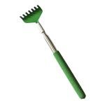 Telescoping Back Scratcher 7 Claws Portable Handy Massager Green