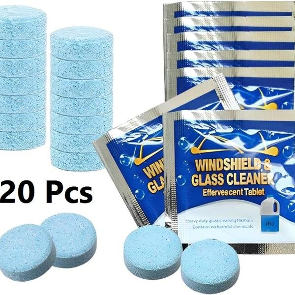 Car Screenwash Wiper Cleaning Tablets 20 Pcs