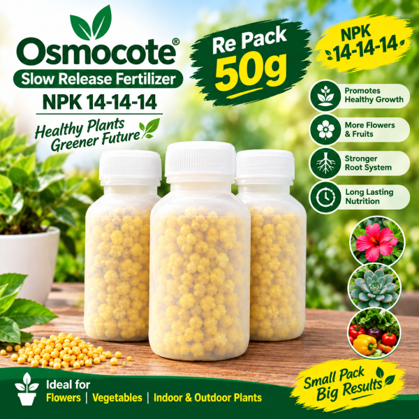 Osmocote NPK 14-14-14 Slow Release Fertilize 50g Re pack