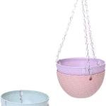 Flower Pot Basket Hanging Plant Holder Plastic Basket  1 Pcs