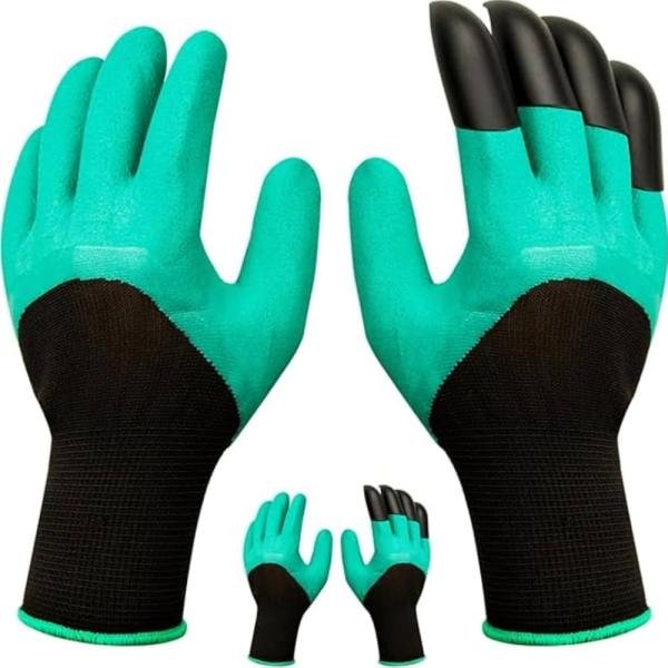 Gloves Reusable Washable with Right Hand Fingertips ABS Claws