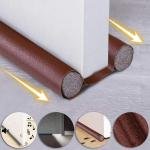 Bottom Door Seal Strip(Brown), Double Door Weatherstrip, Guard Sealant Door Stopper, Door Pull Stopper, Sound Insulation Wind and Water Proof with Insects