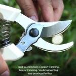 Pruning Shears,Gardening Pruning Shears Scissors,Safety Lock,Less Effort,for Cutting Flowers, Plants and Small Bushes Every Family