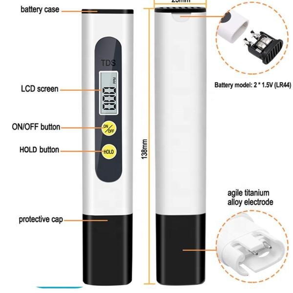 3 in 1 EC TDS and Temperature Test Pen