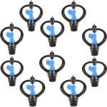 Butterfly Water Sprinkler 100Pcs Head 360 Degrees Watering for Agriculture Irrigation Garden Lawn Poultry Pipes Farm Greenhouse, Thread 1/2"