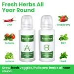Hydroponic Nutrients AB Plant Food Nutrients, Plant Food A & B Hydroponics Supplies, Indoor Plant Fertilizer for Hydroponics Growing System