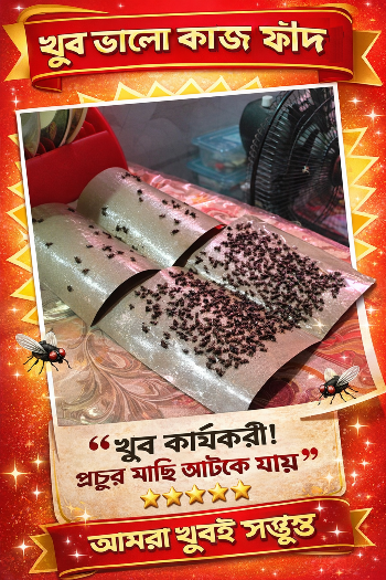 মাছি মারার স্টিকার ৪ পিস