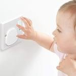 3 pcs Baby Safety Socket Covers 3 Pin, Baby Proofing Plug Covers Child Proof Electrical Socket Protectors for Child Baby Home
