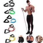 Resistance Tube with Foam Handles for Exercise & Stretching, Suitable in Home & Gym Workout for Men & Women