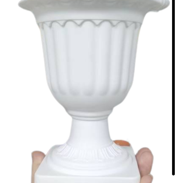 Small Roman Resin Plastic Pots