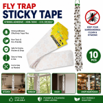 Strong Adhesive Fly Trap Tape 10pcs