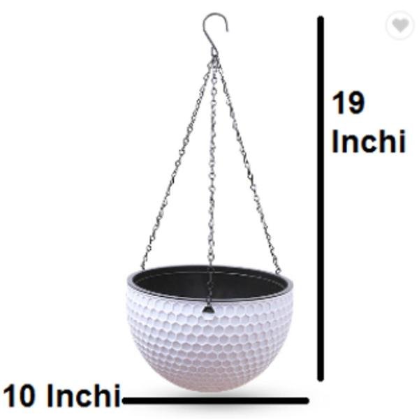 Hanging plastic flower pot 10 inchi -European style Chlorophytum pot wall-hung basin indoor hanging basket