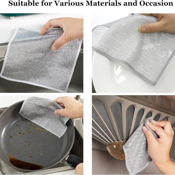 Wire Dishcloth&Gaps Cleaning