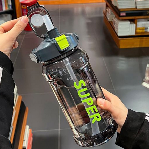 1.5 Liter Sports Water Bottle with Straw