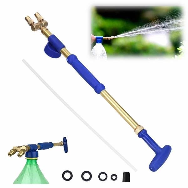 Sprayer with 2 Adjustable Nozzles, Portable Push Pull Pump Spraye