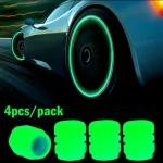 4x Fluorescent Night Glowing Car Motorcycle Bicycle