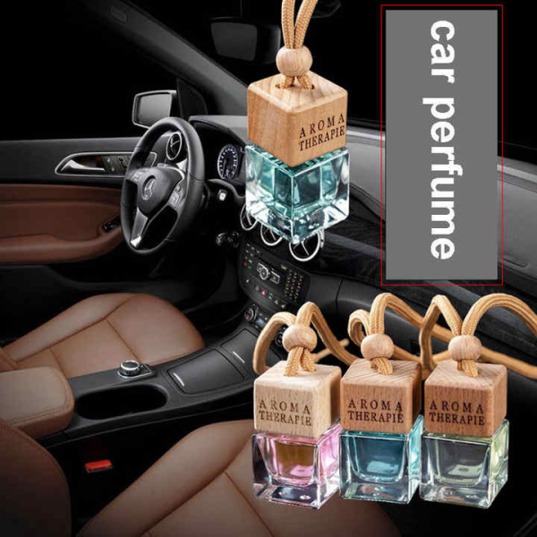 Liquid Perfume Mirror Pendant Car