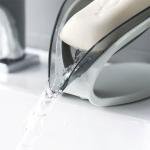 Leaf Shape Self Draining Soap Tray Box Bathroom